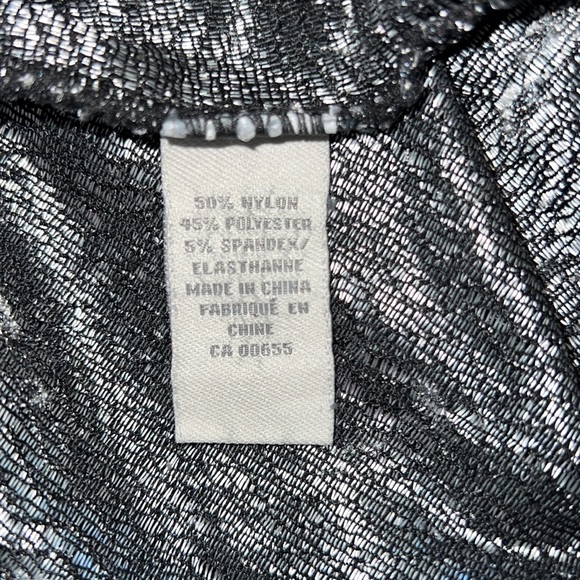 Black/Silver Lace Camisole/Tank - Picture 5 of 6